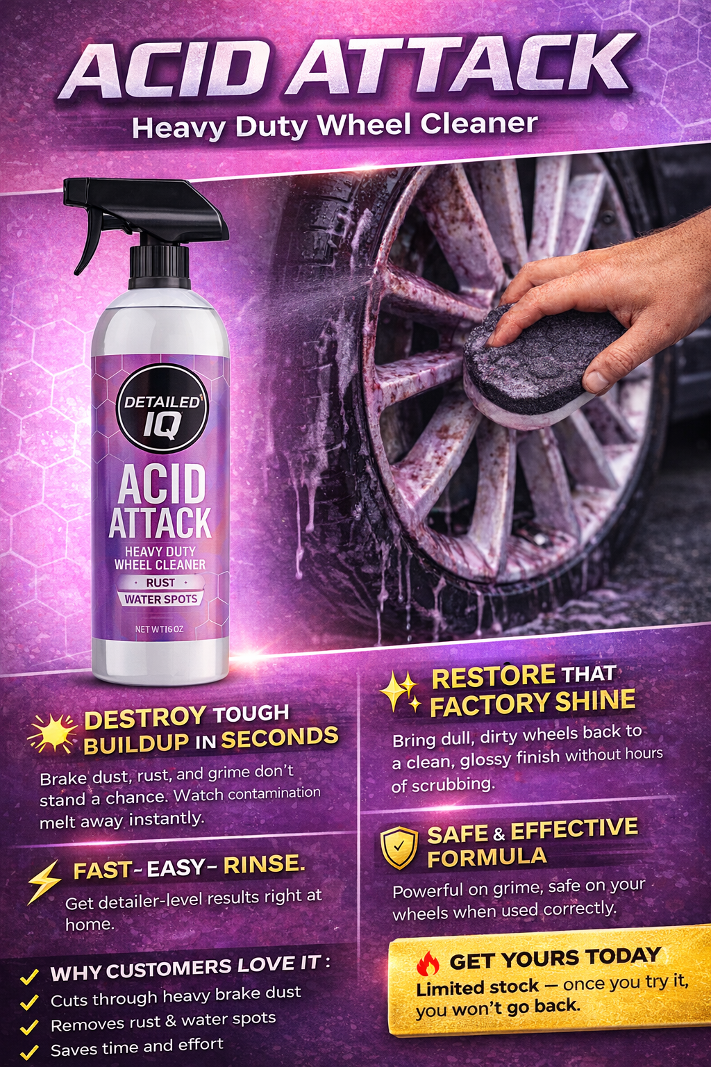 Acid Attack Heavy Duty Rust Remover