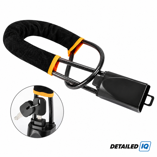 Detail IQ Dual-Lock Anti-Theft Steering Wheel Security System