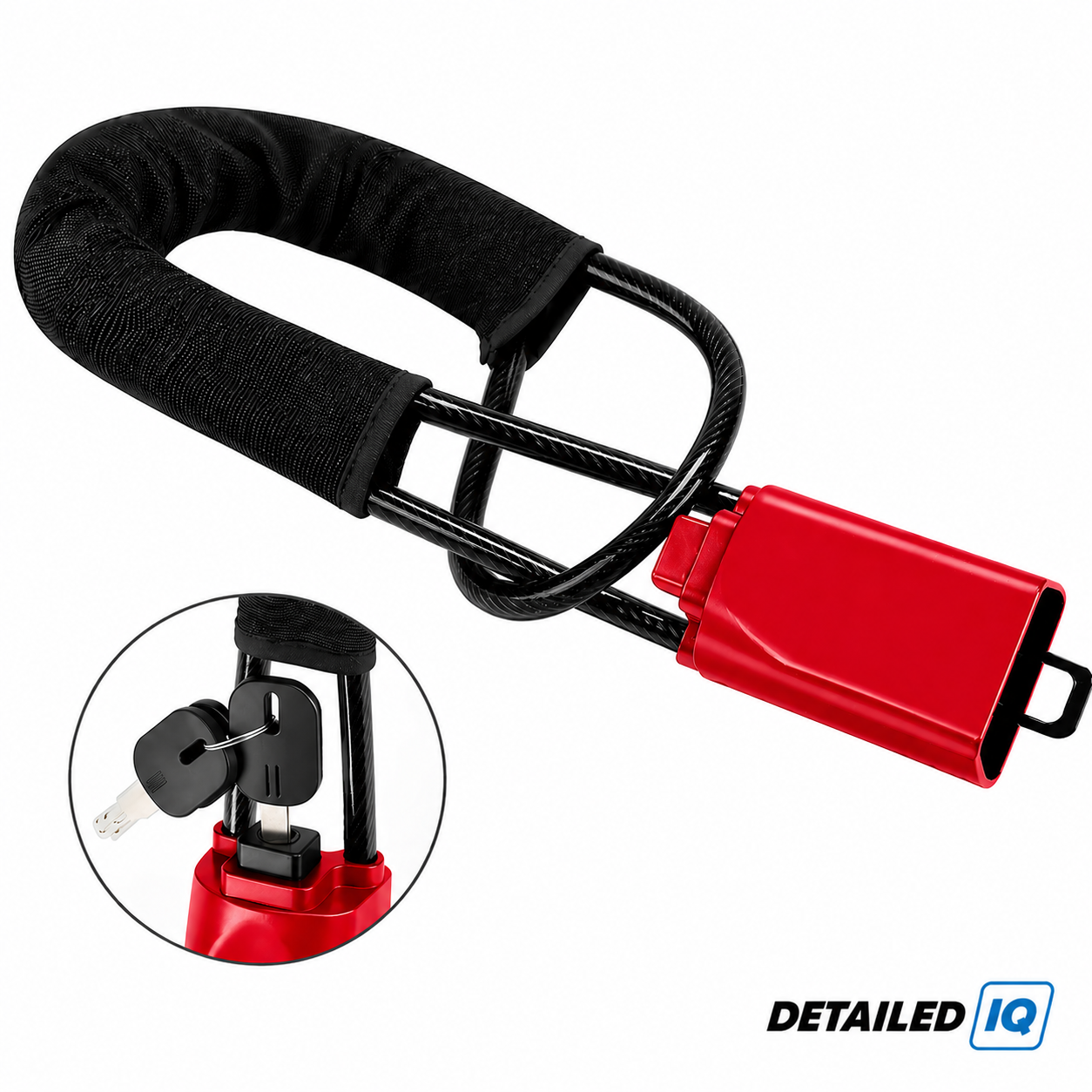 Detail IQ Dual-Lock Anti-Theft Steering Wheel Security System