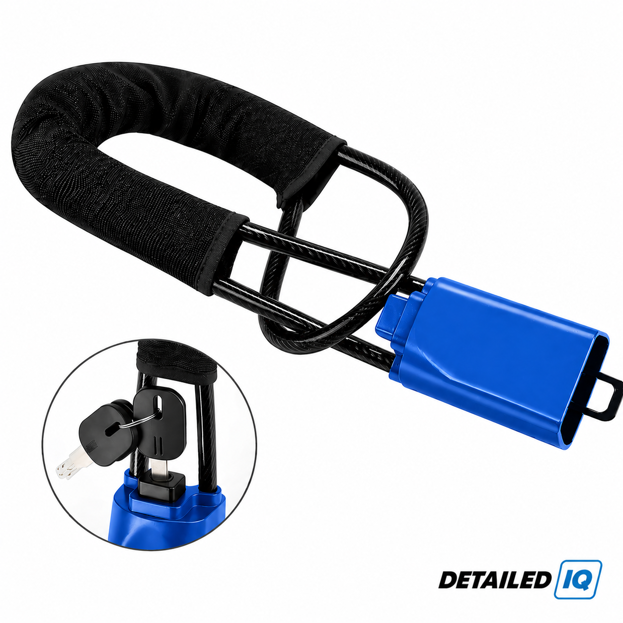 Detail IQ Dual-Lock Anti-Theft Steering Wheel Security System