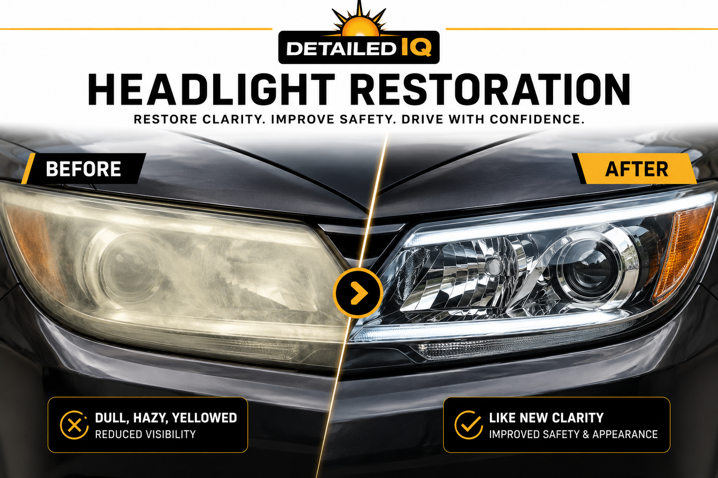 Detailed IQ™ UltraClear Headlight Restoration Kit